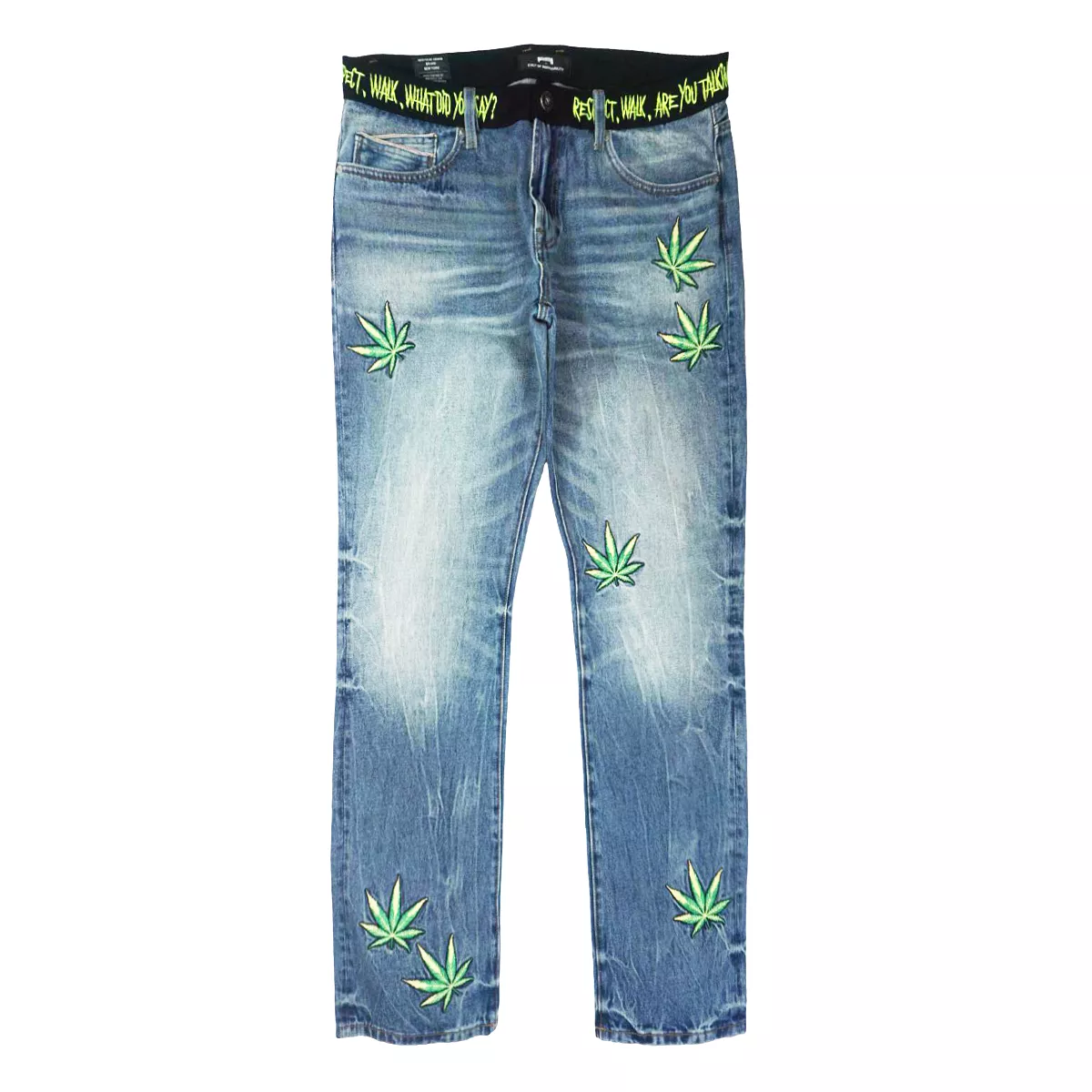 Pantera Slim Ridged Denim (Blue) /C3