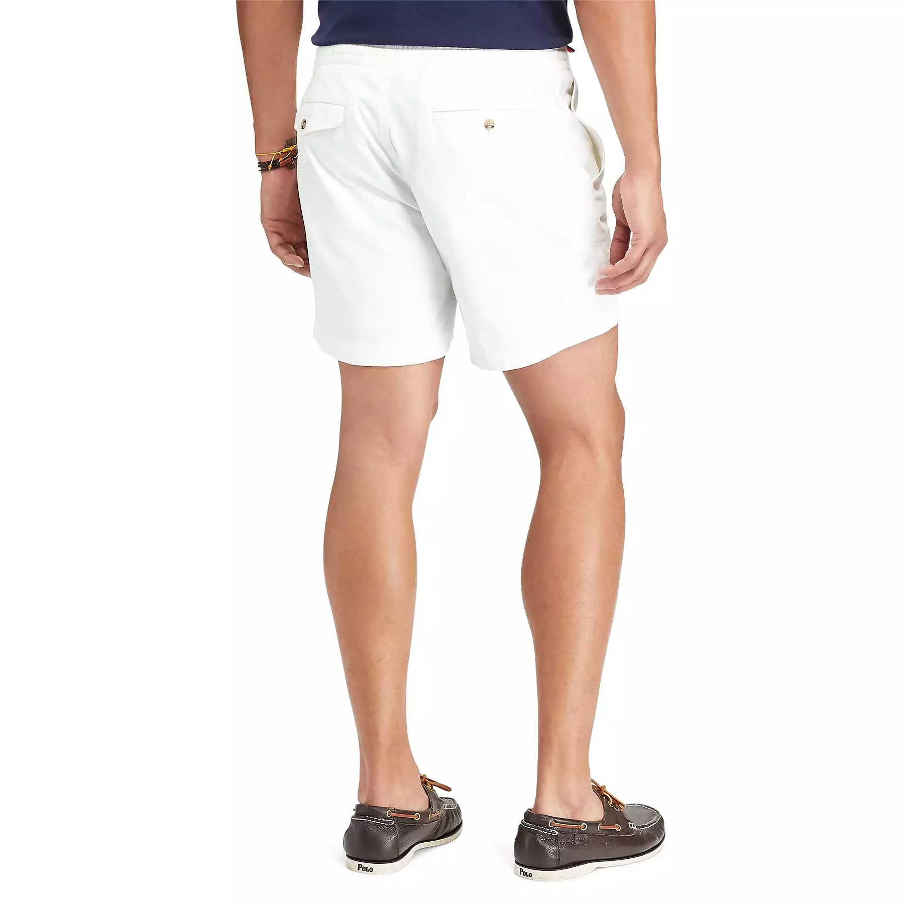 Polo Golf Classic Fit Cotton Knit Prepster Shorts White - SU24