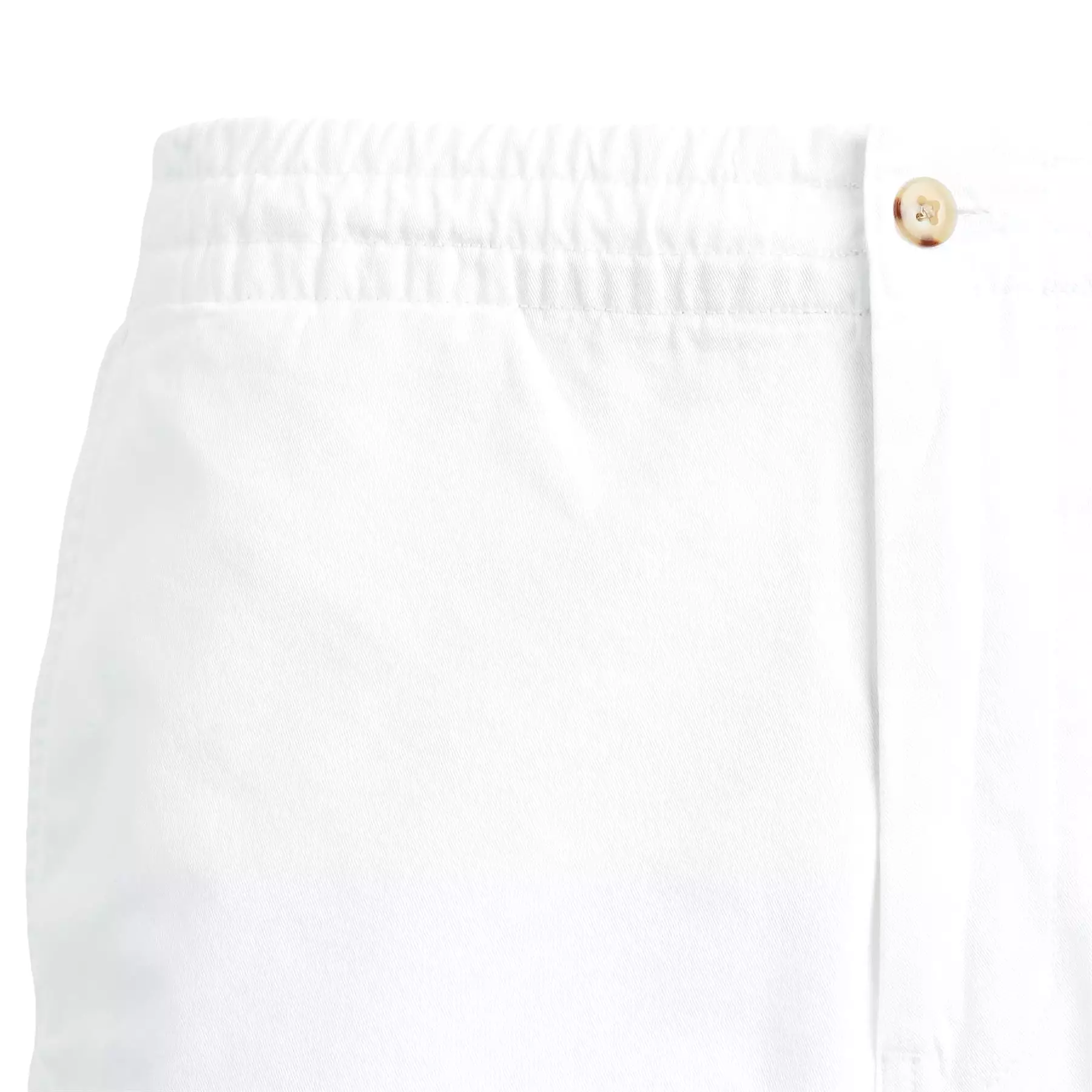 Polo Golf Classic Fit Cotton Knit Prepster Shorts White - SU24