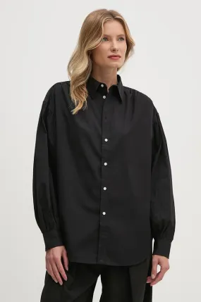 Polo Ralph Lauren cotton shirt women's black color 211941512