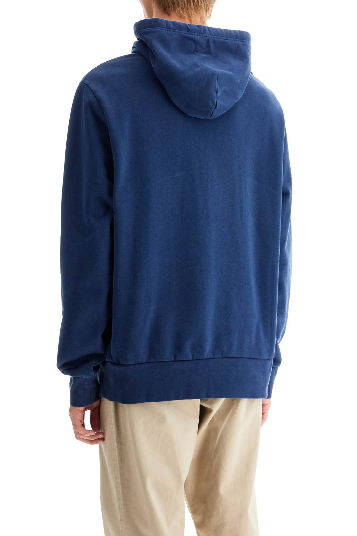 Polo Ralph Lauren Hooded Sweatshirt With Embroidered Pony   Blue