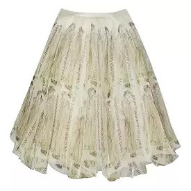 QUOD LABEL PRINT SKIRT