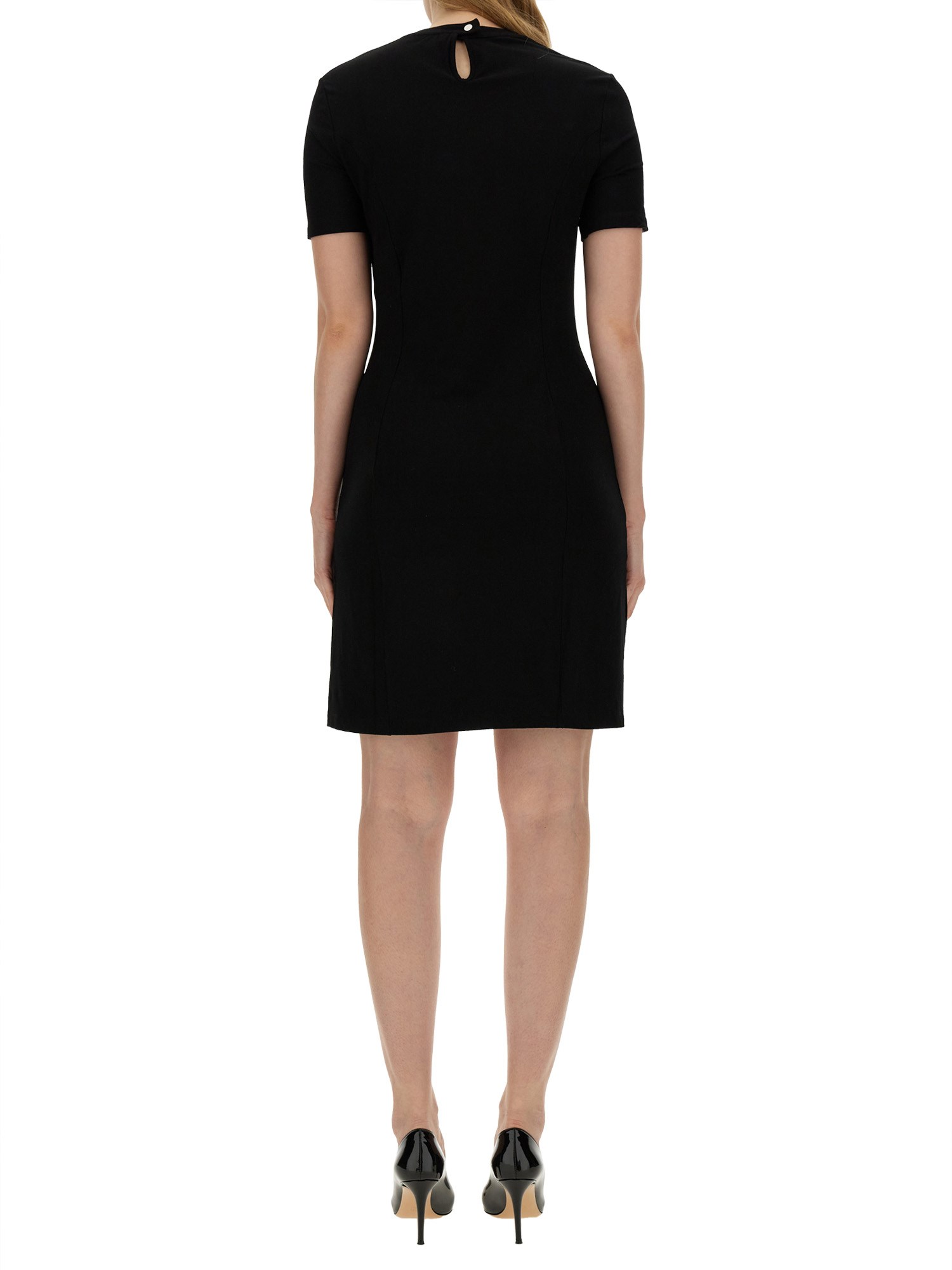 RABANNE    VISCOSE KNIT MINI DRESS