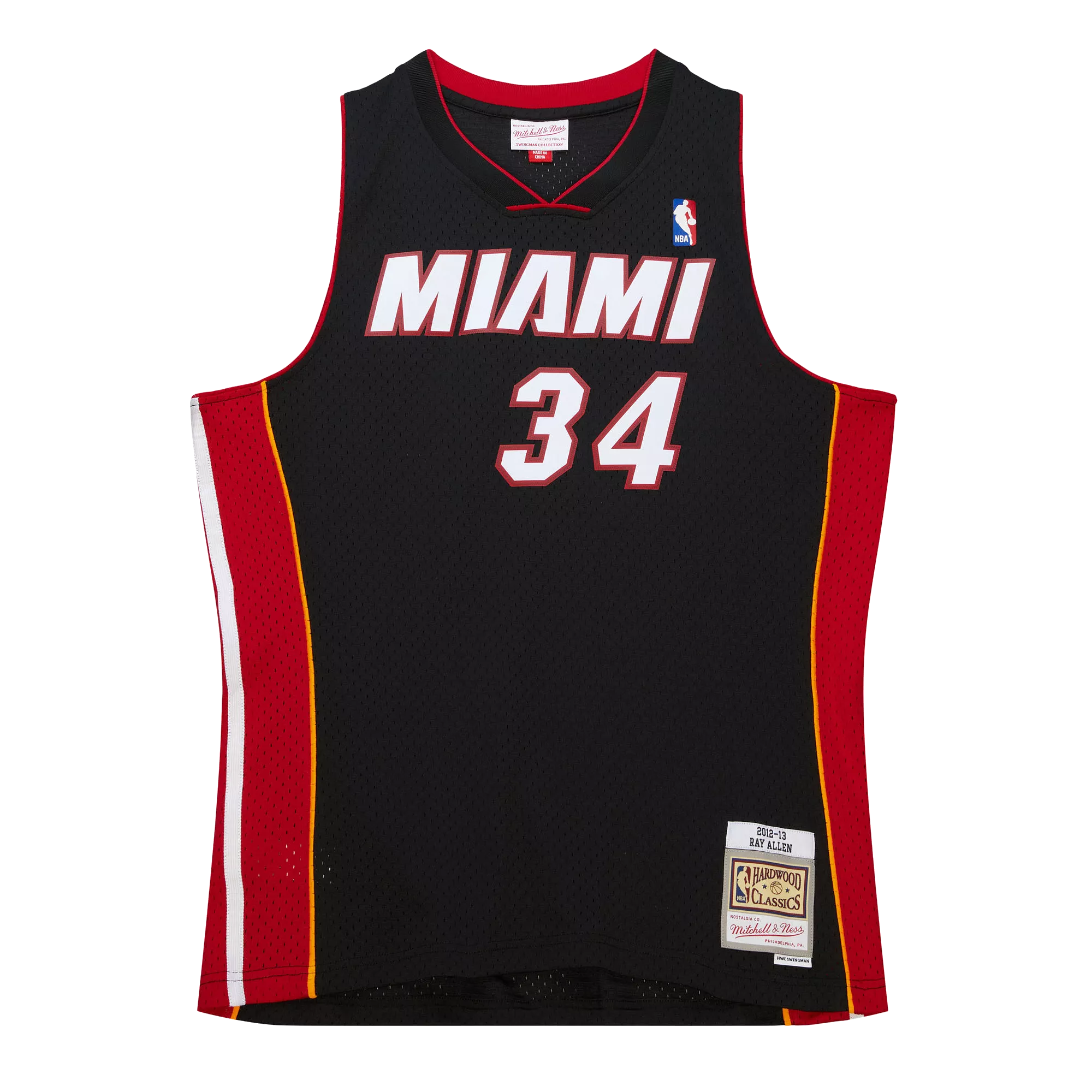 Ray Allen Mitchell & Ness Miami HEAT 2012-13 Swingman Jersey