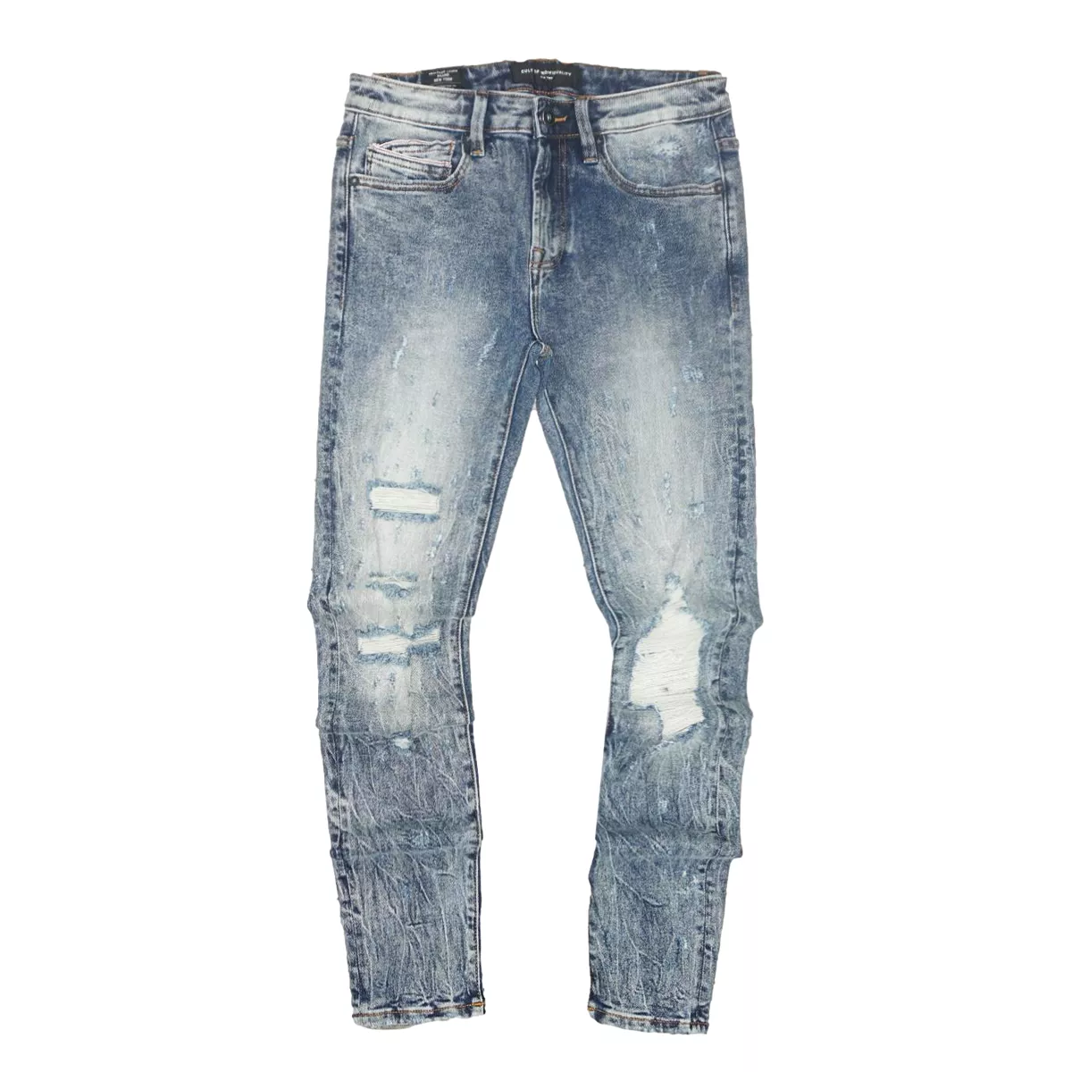 Ripped  Skinny Jeans (Blue) /C1