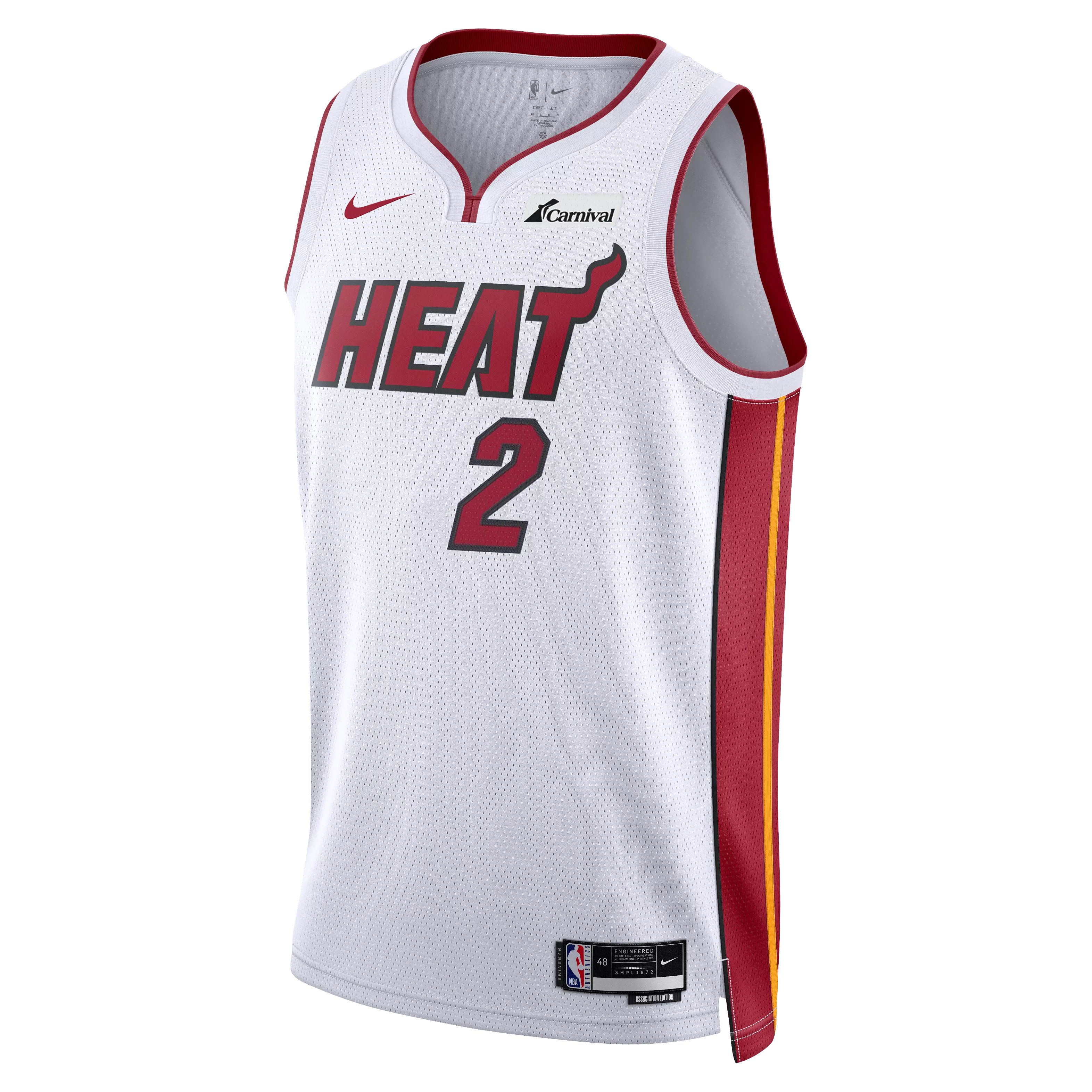 Terry Rozier III Nike Miami HEAT Association White Swingman Jersey