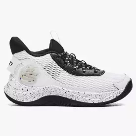 Under Armour White/Black Curry 3Z7 Youth Basketball Shoe