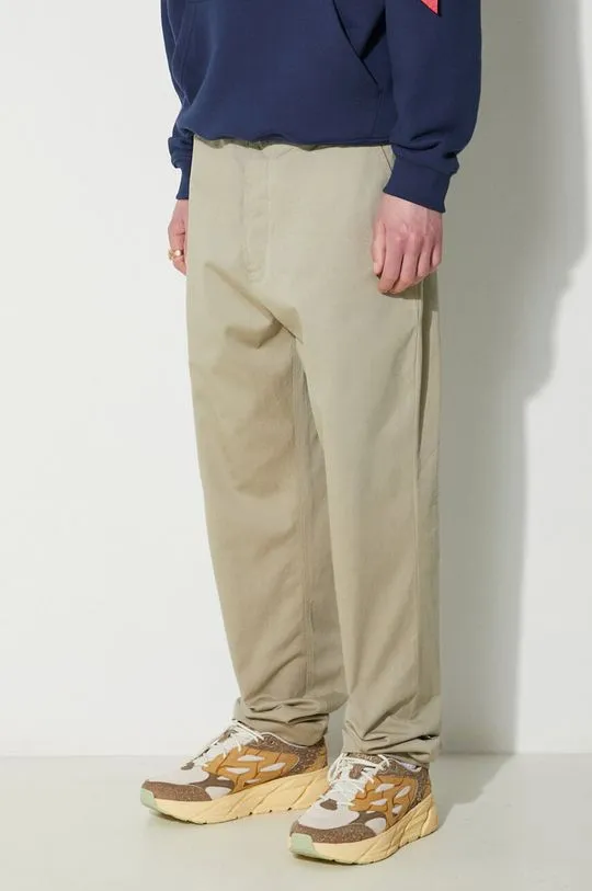 Universal Works cotton trousers Military Chino beige color 120.STONE