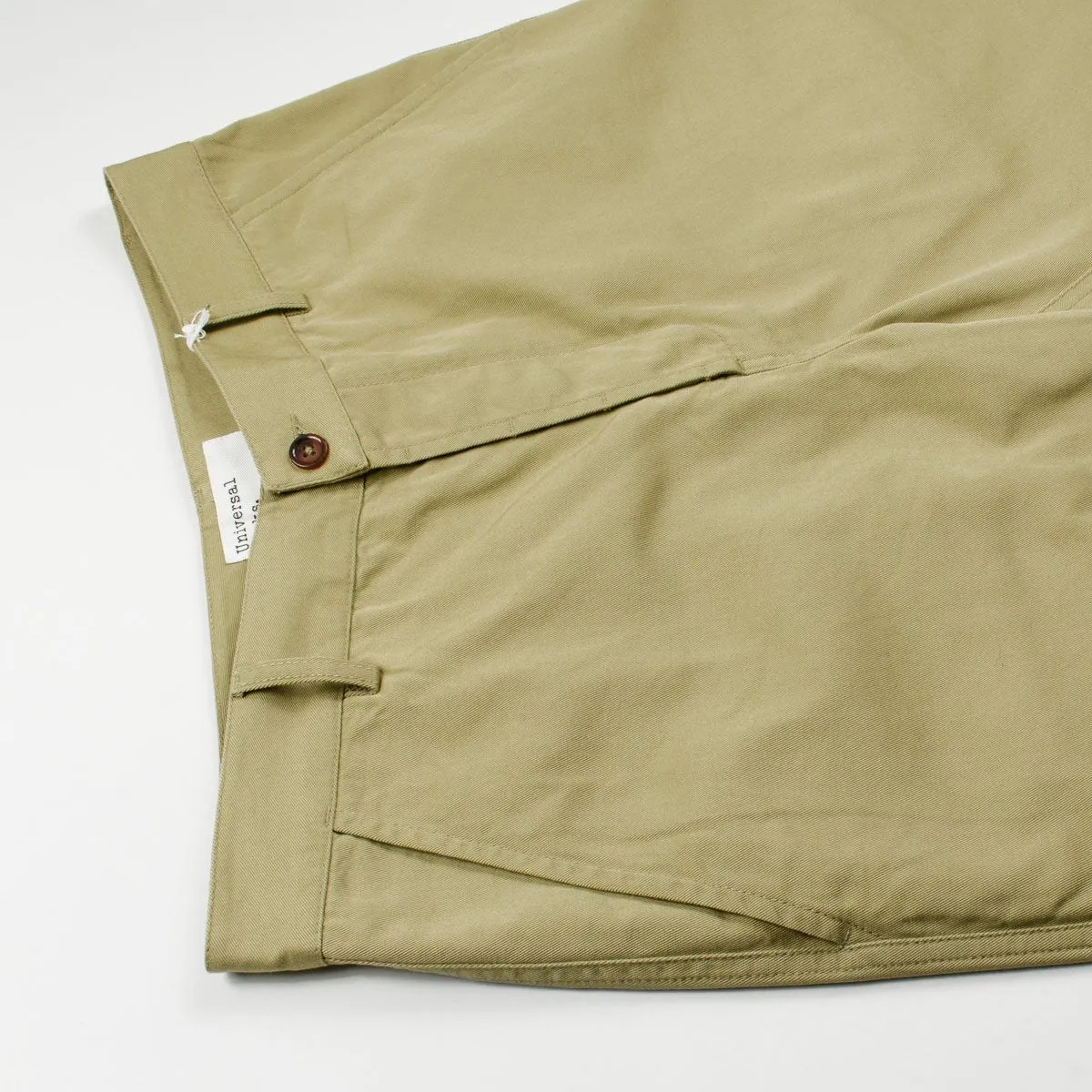 Universal Works - Deck Short UW Twill - Sand