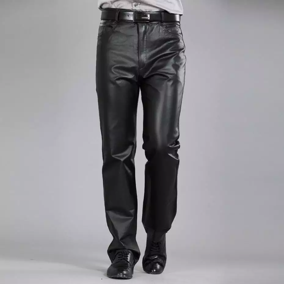 Upgrade Your Seasonal Style with Men's Leather Pants for Autumn and Winter