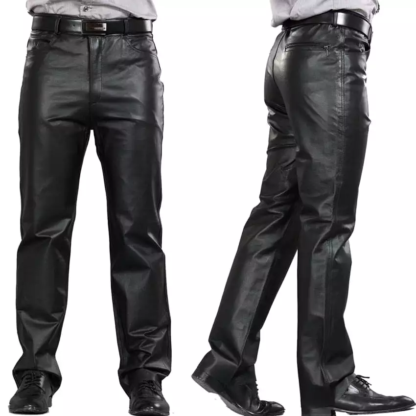 Upgrade Your Seasonal Style with Men's Leather Pants for Autumn and Winter