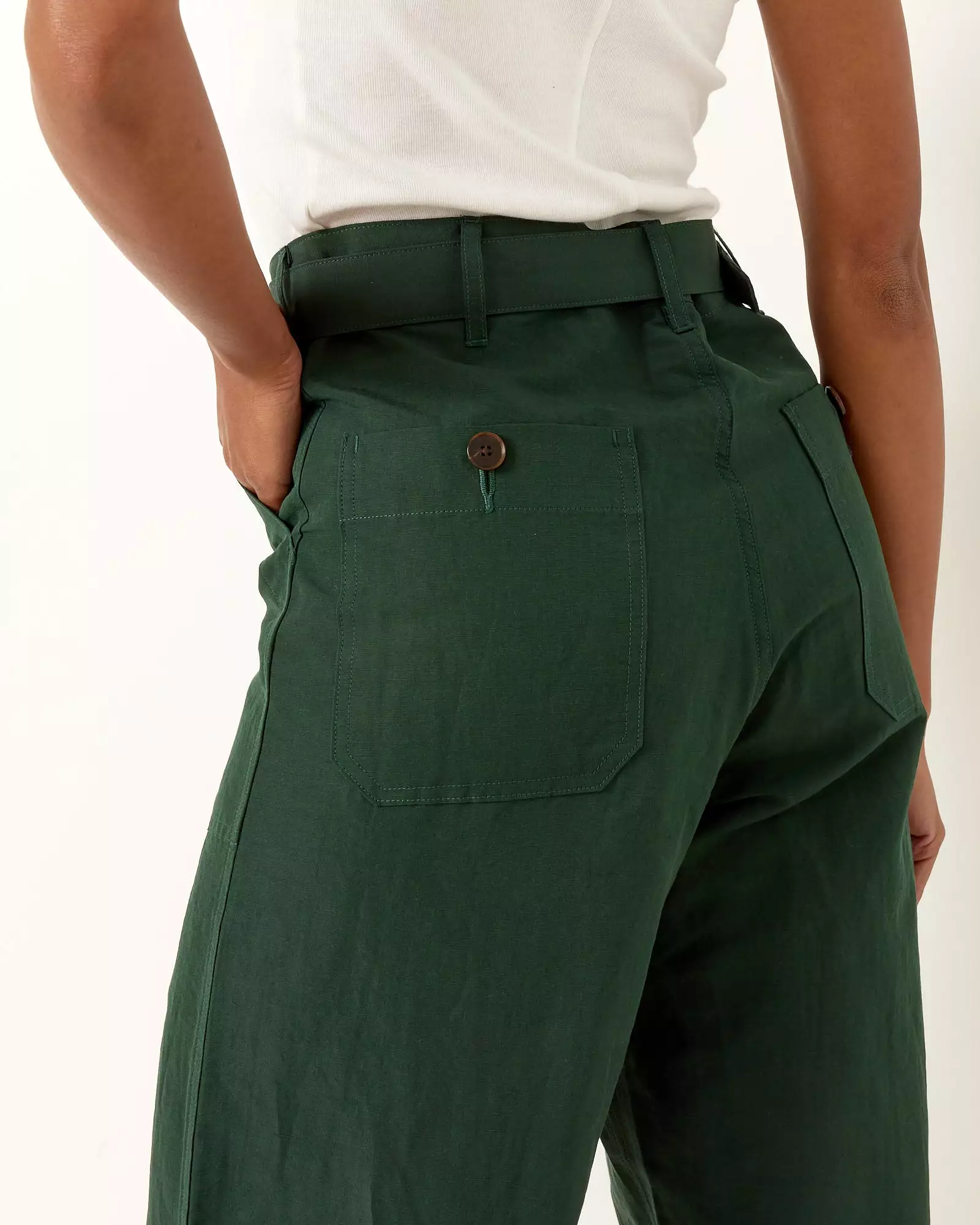 Weather Pant in Dark Green