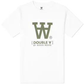 Wood Wood Ace AA Logo T-ShirtBright White