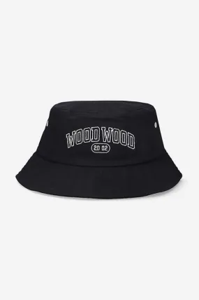 Wood Wood cotton hat black color