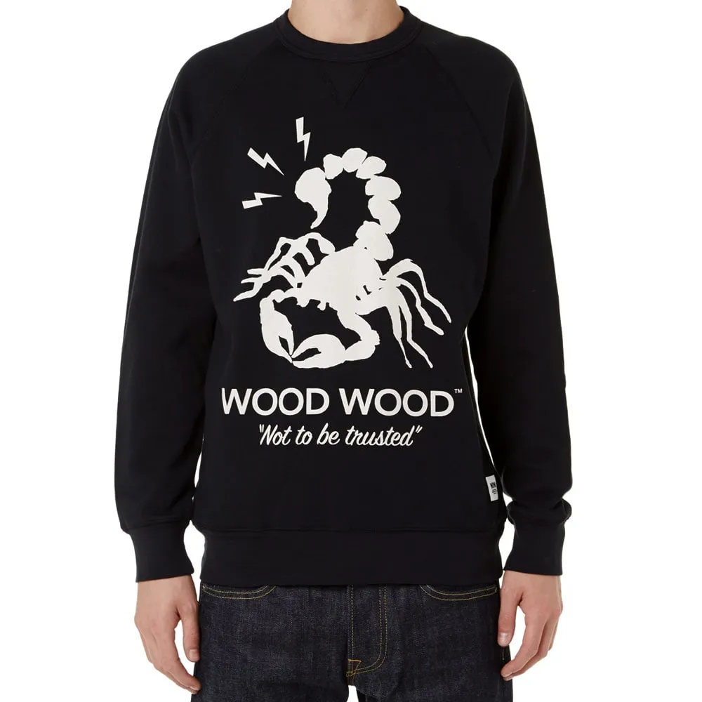 Wood Wood Hester Scorpio SweatBlack