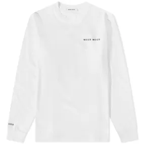 Wood Wood x Jerkcurb Mask Longsleeve T-ShirtWhite