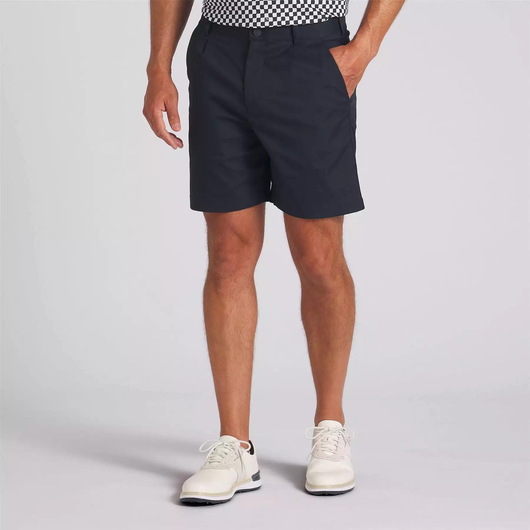 x AP Pleated Golf Shorts Deep Navy - SS24